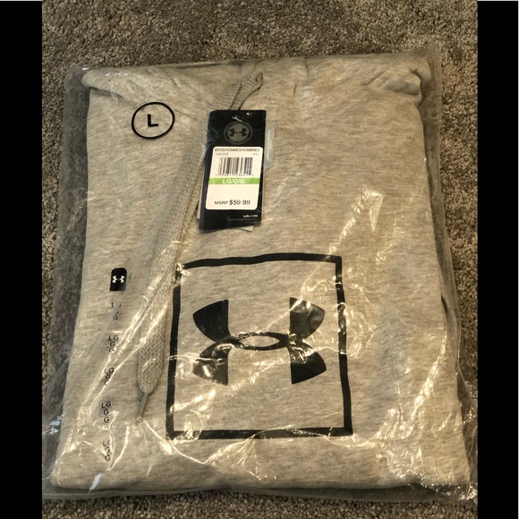 NWT Under Armour Mens Rival Fleece Logo Hoodie - Picture 6 of 7